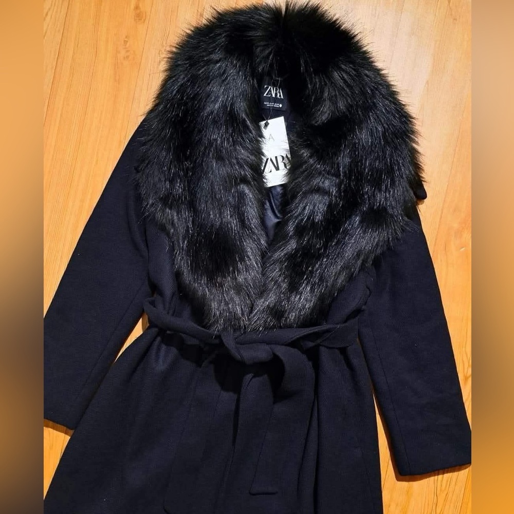 Zara women Manteco wool coat